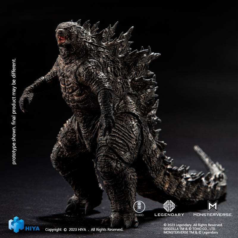 [ในสต็อก] Hiya Toys Legendary Godzilla 2019 Godzilla 7 นิ้วตัวเลขการกระทําของเล่นเด็กสะสม