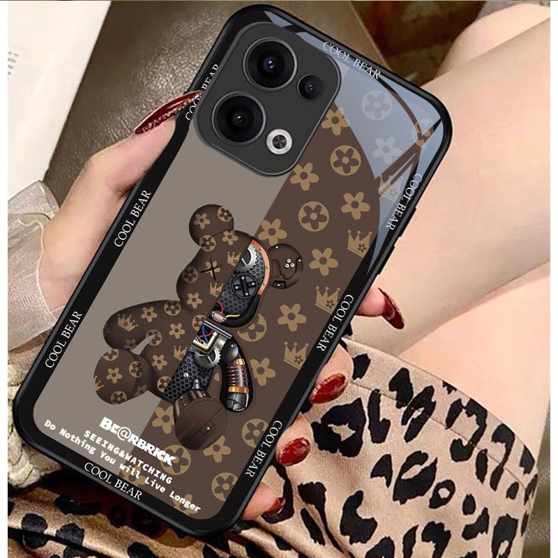 เคส OPPO Reno 13 12 11 11F 12F 5G เคส OPPO Reno 13 8T 10 11 12 Pro 5G เคสกันกระแทกพร้อมตัวป้องกันกล้