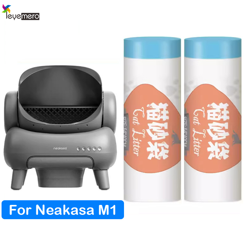 3 Rolls ถุงขยะครอกแมวสําหรับ Neakasa M1 กล่องครอกแมวอัตโนมัติ