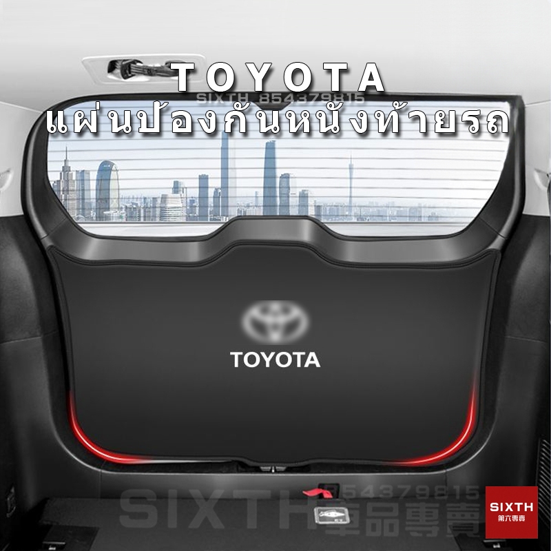 TOYOTA เสื่อป้องกันรถยนต์ เสื่อหนังรองท้ายรถยนต์ กันน้ํา พรมท้ายรถเก๋ง Chr RAV4 Sienna Previa Bz4x