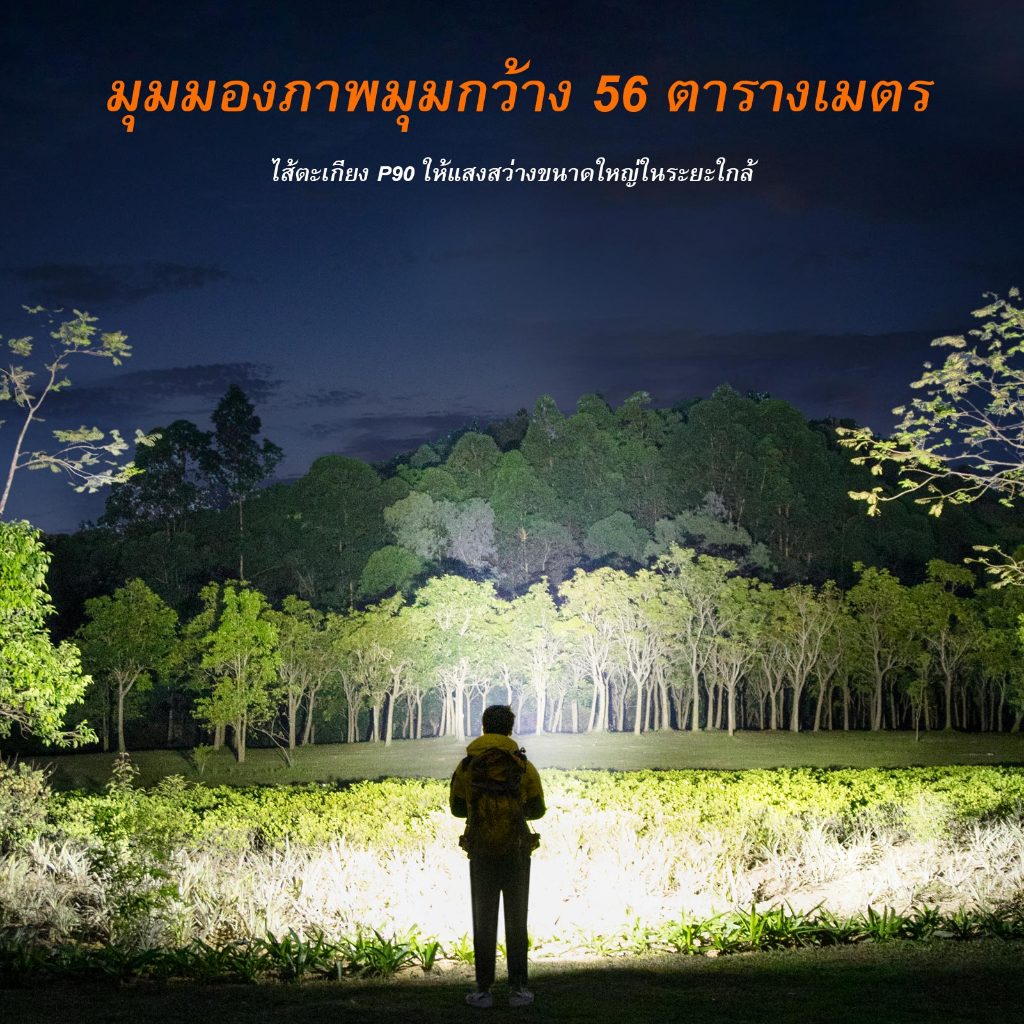SUPERFIRE V8-S 36W ไฟฉาย LED กันน้ำ ซุปเปอร์ไบรท์ 5000LM ไฟฉายตัวบ่งชี้ ประเภท-C ล่าสัตว์ - รูปที่ 2