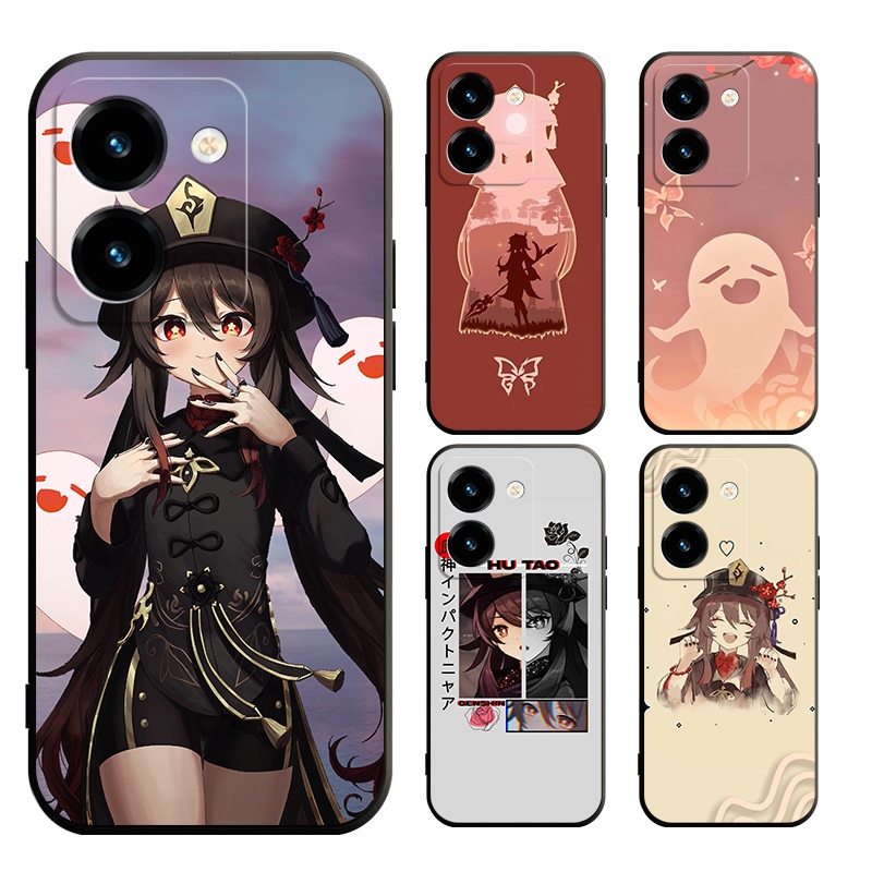 Vivo Y200 Y100 Y19S VIVO Y28 Y28S V2417 V2419 V2352 V2346 Genshin Impact hu tao ปลอก Soft Case Cover