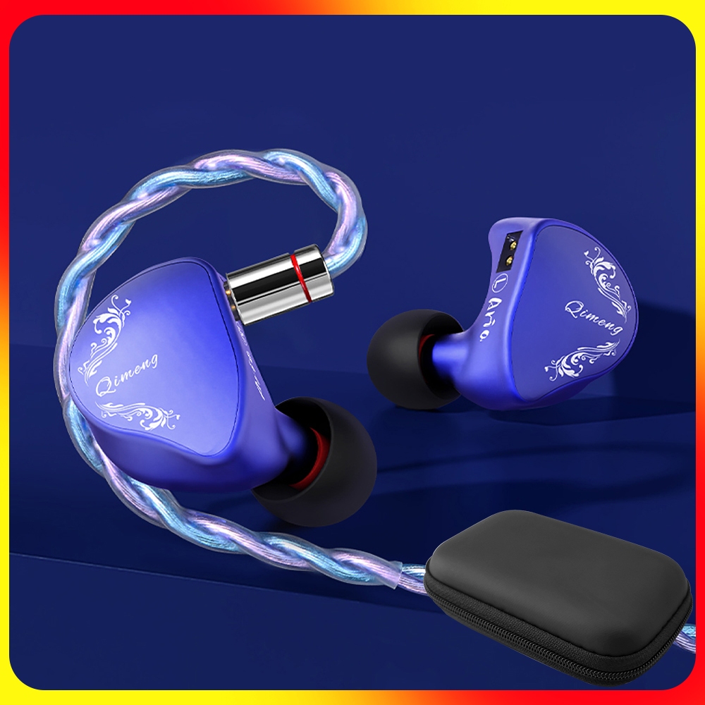 FAAEAL CVJ Aria หูฟังแบบมีสายเพิ่ม 10 มม.แบบไดนามิกไดร์เวอร์หูฟังเพลงพร้อมสายชุบเงิน 3 คู่ปรับหัวฉีด