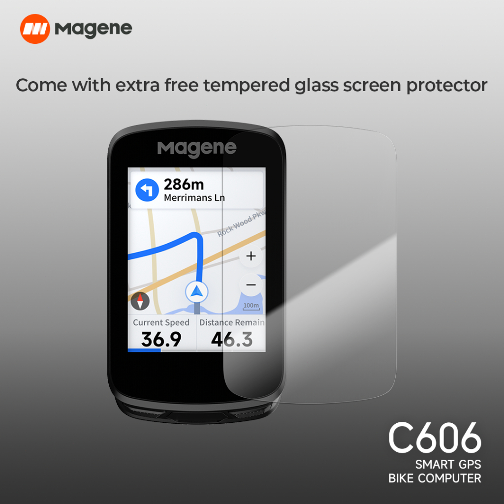 Magene فيلم حماية لعدادات C606 / C706 / C506 — صورة 3
