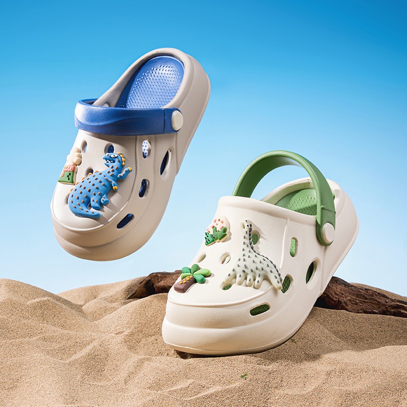 Cheerful Mario 18-24ซม Sandal เด็ก รัดส้นเด็ก การ์ตูน หลายสี รองเท้าแตะไดโนเสาร์เด็ก ลายมาริโอ้น่ารัก รองเท้ารัดส้นนิ่มเด็ก