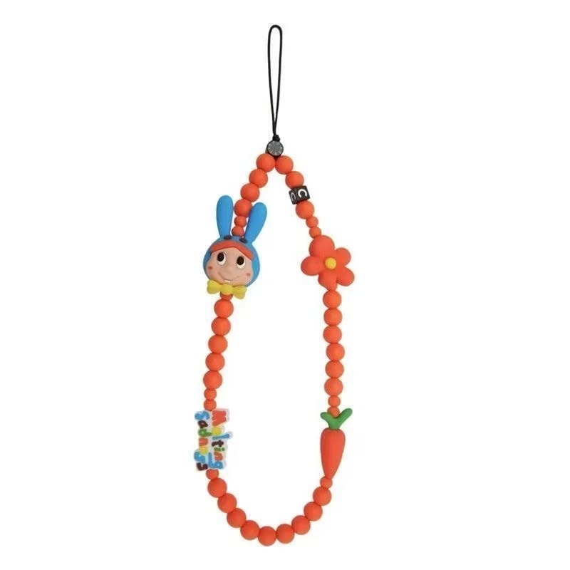 Melting Sadness KARORO กระต่ายสีฟ้า Casetify สายคล้องโทรศัพท์เคสโทรศัพท์สำหรับผู้หญิง