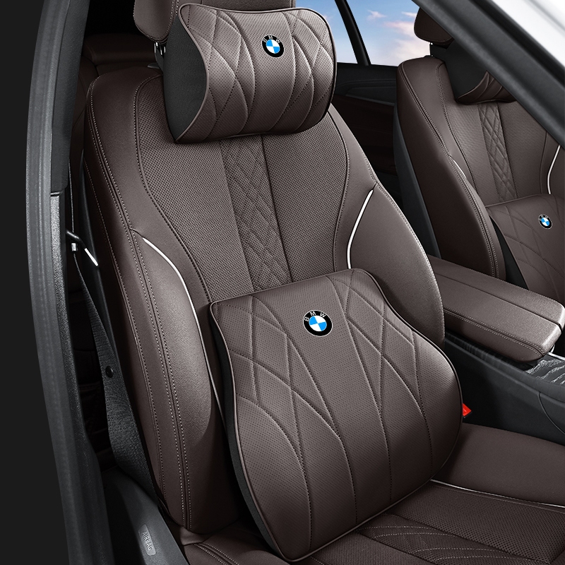 เหมาะสําหรับ BMW M รถ headrest คอ protector X1 X2 X3 X4 X5 X6 1 2 3 4 5 6 7 Seereis F30 F34 E90 G20 