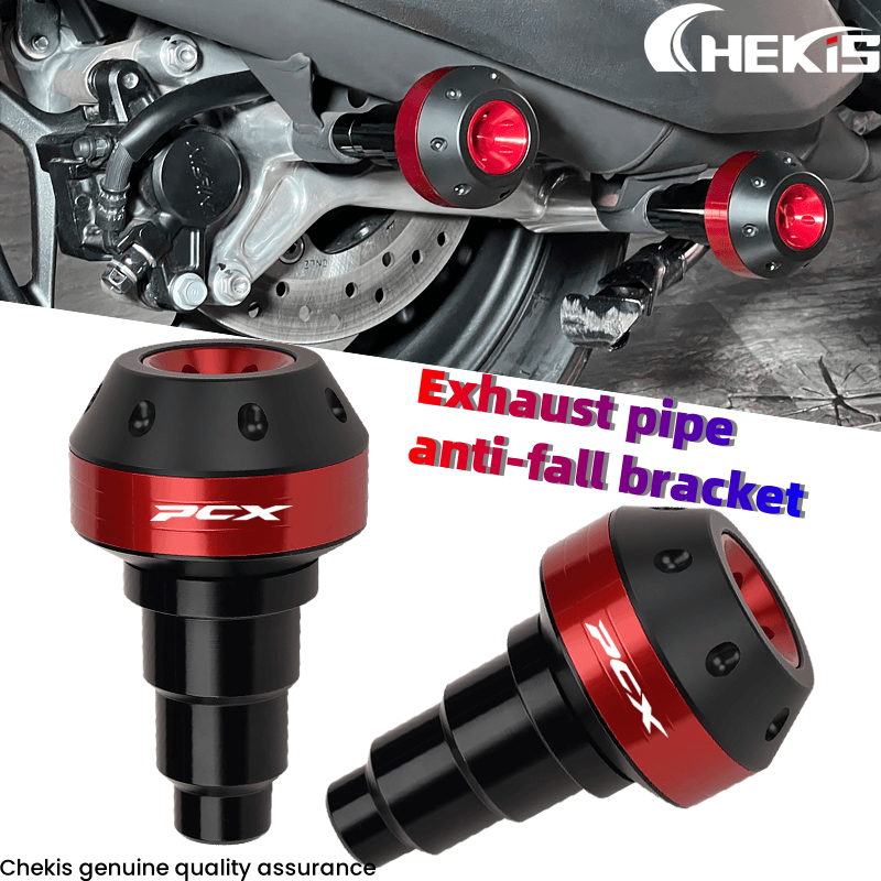 Chekis สําหรับ HONDA PCX 125 150 160 PCX160 PCX150 2018-2025 2025 ดัดแปลงท่อไอเสีย anti-fall วงเล็บป