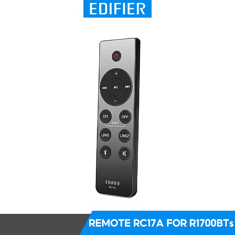 Edifier R1700BTs อุปกรณ์เสริม RC17A รีโมทไร้สายสําหรับลําโพงชั้นวางหนังสือ