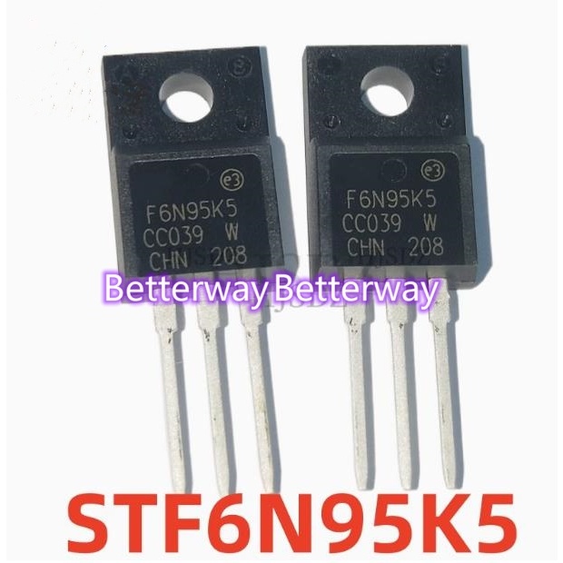 5pcs original STF6N95K5 F6N95K5 6N95 6A950V TO-220F MOS ใหม่เดิม