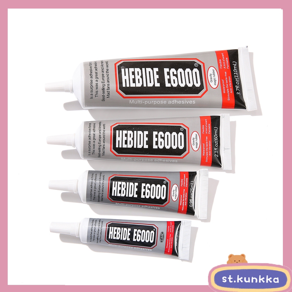 St.kunkka Y-7000 T7000 E6000 F-6000 กาวซุปเปอร์กาว ติดโทรศัพท์มือถือ สติกเกอร์ สว่าน ศิลปิน DIY เครื่องมือ 15 มล.-25 มล.-50 มล.-110 มล.