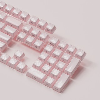 Womier 113 Keys Jello Pink Side-Printed Translucent OEM Prof…