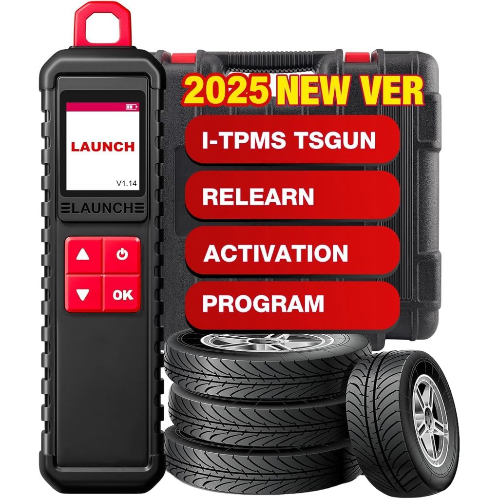 2025 อัพเกรด LAUNCH X-431 i-TPMS TSGUN เครื่องมือตรวจจับความดันยาง, Relearn, รีเซ็ตและการเข้ารหัสเซ็นเซอร์ TPMS,App TPMS ตามเครื่องมือสําหรับ Android