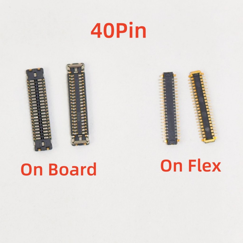 5-20 ชิ้นจอแสดงผล LCD Flex FPC Connector 40Pin สําหรับ Samsung Galaxy A04 A045 A05 A055 ปลั๊กบนบอร์ดอะไหล่ทดแทน