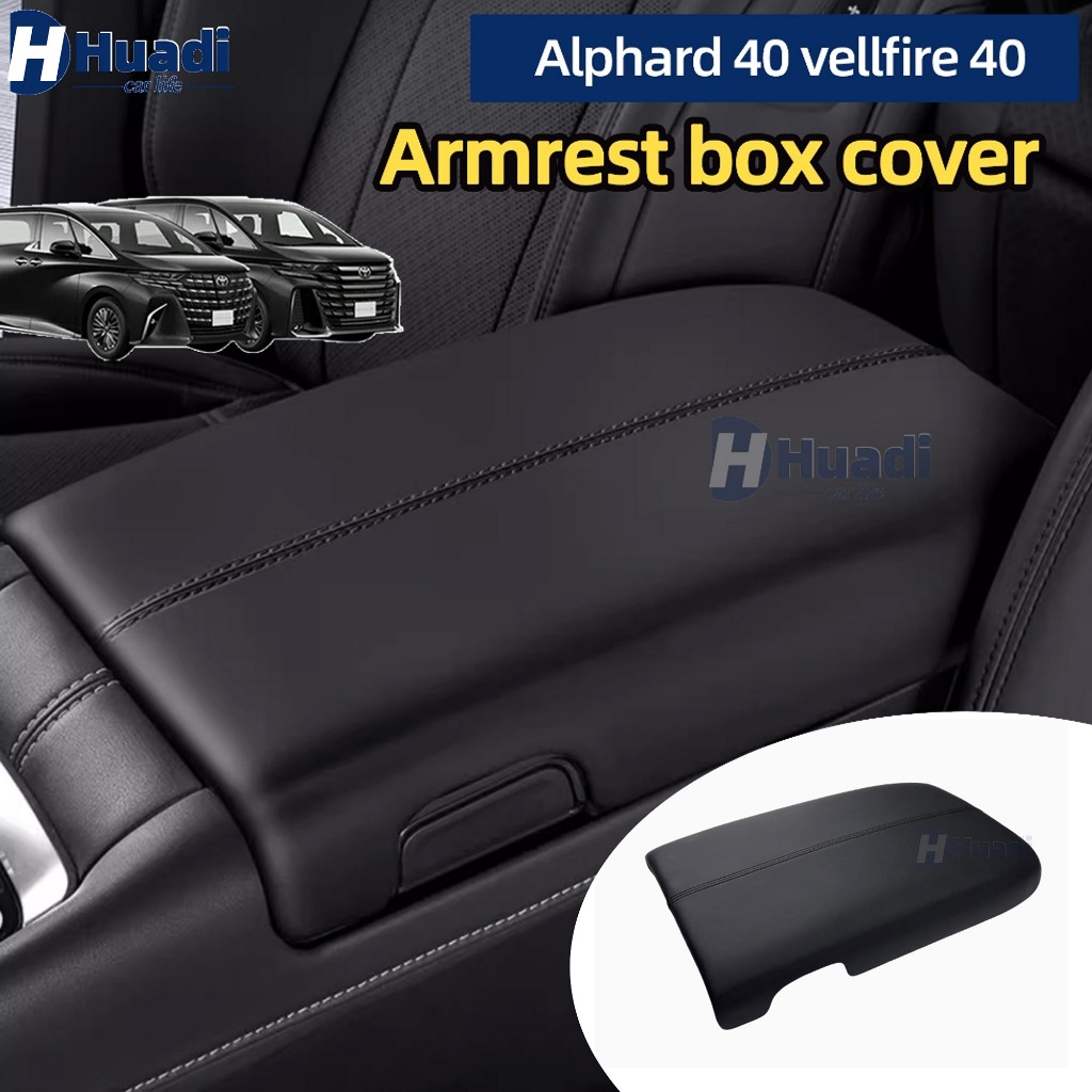 Alphard 40 vellfire 40 (2023.6-2027) ฝาครอบกล่องที่เท้าแขน agh40 anh40 ฝาครอบกล่องที่เท้าแขนรถยนต์ป้องกัน