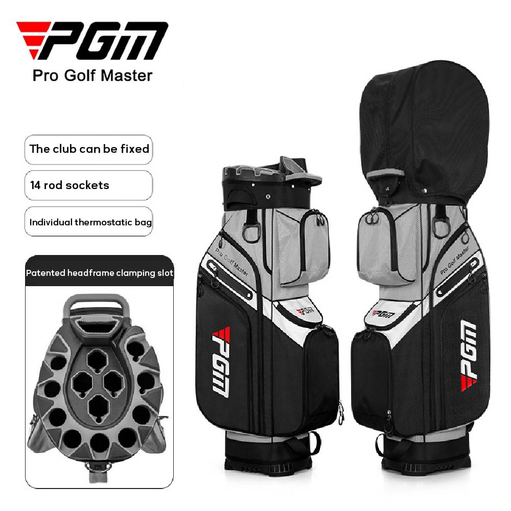 Pgm QB134 OEM กระเป๋ากอล์ฟ 14 ทาง กันน้ํา กันการกัดกร่อน พร้อม 14 พาร์ติชั่น สําหรับทุกเพศ