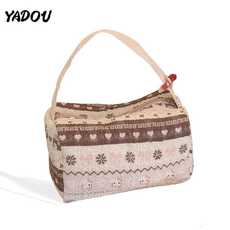 YADOU ใช่แล้ว ลักษณะสูงความจุขนาดใหญ่กระเป๋าเก็บของน่ารักและพกพา