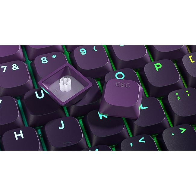 Womier 133 คีย์โปรไฟล์ต่ํา PBT Keycaps Shine ผ่านชุดหมวกคีย์คีย์บอร์ดแบบกําหนดเอง