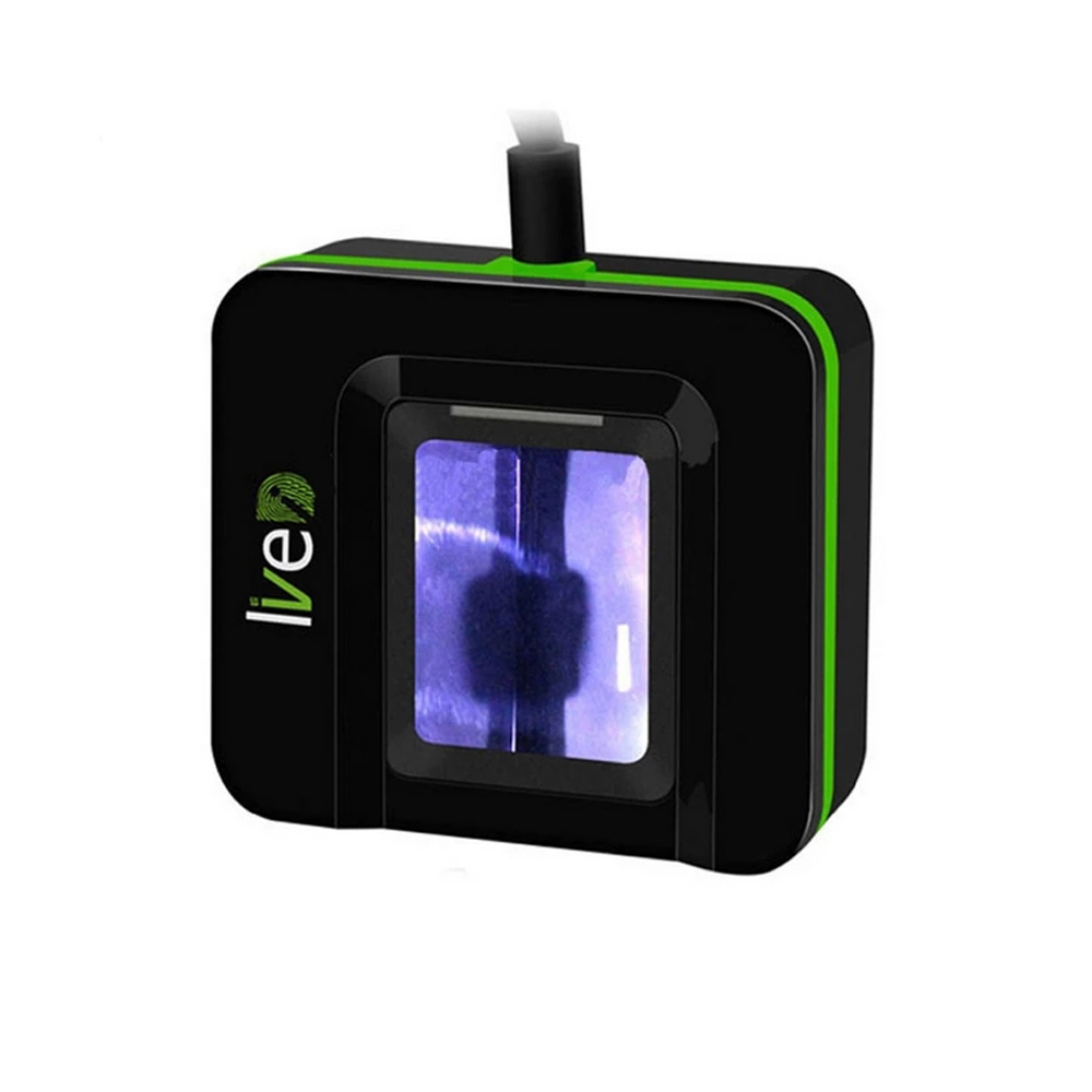 เครื่องสแกนลายนิ้วมือ Biometric เครื่องอ่านลายนิ้วมือ USB Reader เซ็นเซอร์ลายนิ้วมือ USB Live20r