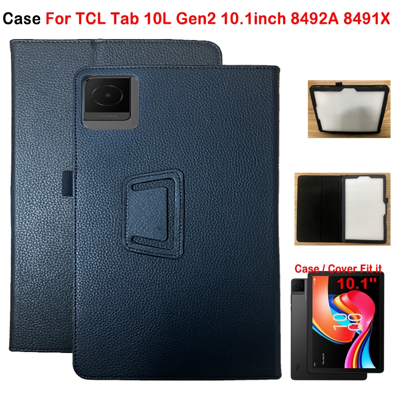 สําหรับ TCL Tab 10L Gen2 10.1 นิ้ว 8492A 8491X คุณภาพสูง PU หนังฝาครอบ TCL Tab 10L Gen2 10.1 "Slim น