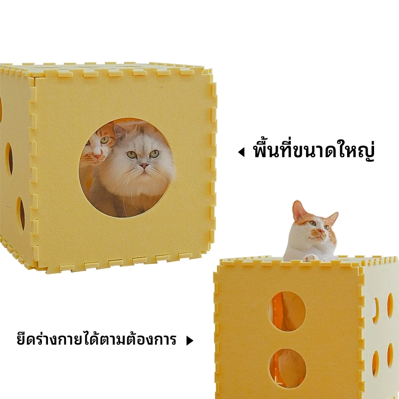 DIY กล่องแมว บ้านแมว ที่นอนสัตว์เลี้ยง ที่ลับเล็บแมว thumbnail 3