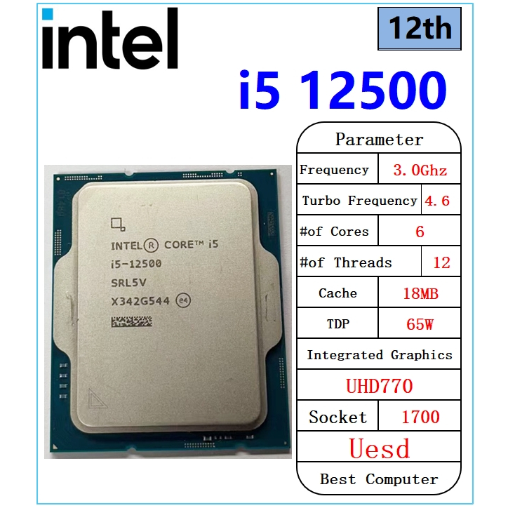 Intel i3 12100F 12100 i5 12400F 12400 12500 12600KF 12700 LGA1700 รุ่นที่ 12