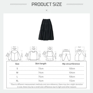 พร้อมส่ง👗กระโปรงเอวสูงจีบ ทรง A-line ความยาวปานกลาง ใส่สบาย เนื้อผ้าดี แมทช์ง่ายทุกลุค สำหรับผู้หญิง