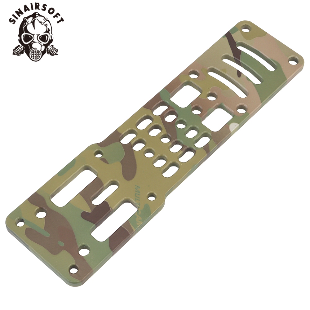 Sinairsoft อุปกรณ์เสริมขยายกลางแจ้ง Modular Quick Draw Sleeve Adapter Multi Angle Hole ตําแหน่งปรับ QLS Quick แยกเข็มขัดแผ่น