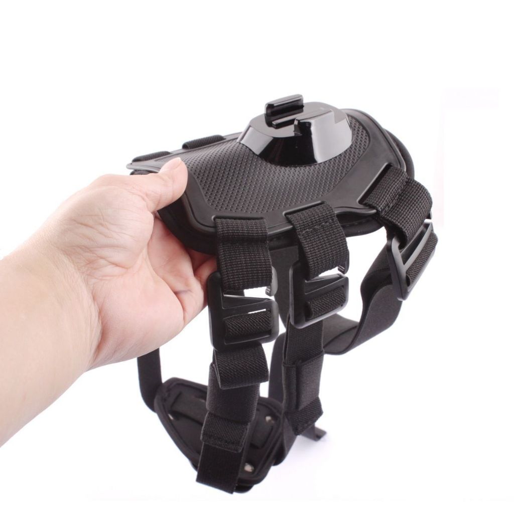 ปรับดึงสุนัขสําหรับ Gopro Hero Harness เข็มขัดกีฬากล้อง Mount สําหรับ SJCAM Xiaoyi SOOCOO EKEN Serie