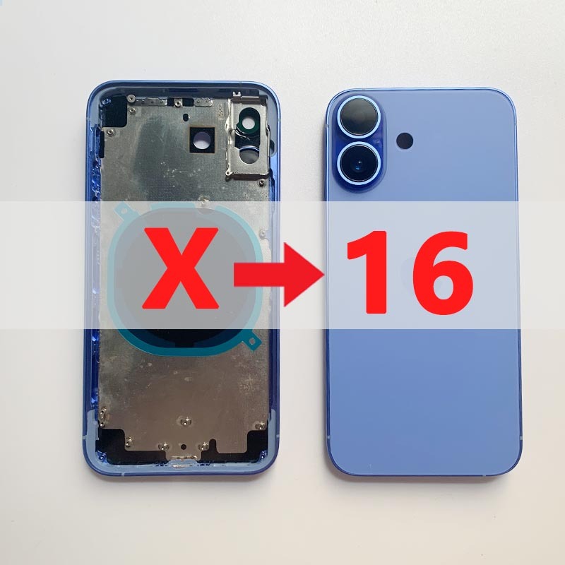 ReadyBody Housing สําหรับ X ถึง 16, DIY สําหรับ X แปลงเป็น 16, กล้องขนาดใหญ่สําหรับ X Like 16 Housing, X Body 16 Back Housing