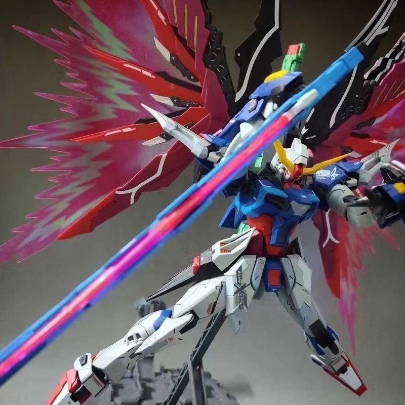 กันดั้มประกอบรุ่น Winged Warrior Black Strike HG 1/144 ฟรีนักรบ Wind Spirit Warrior King Heresy - รูปที่ 5