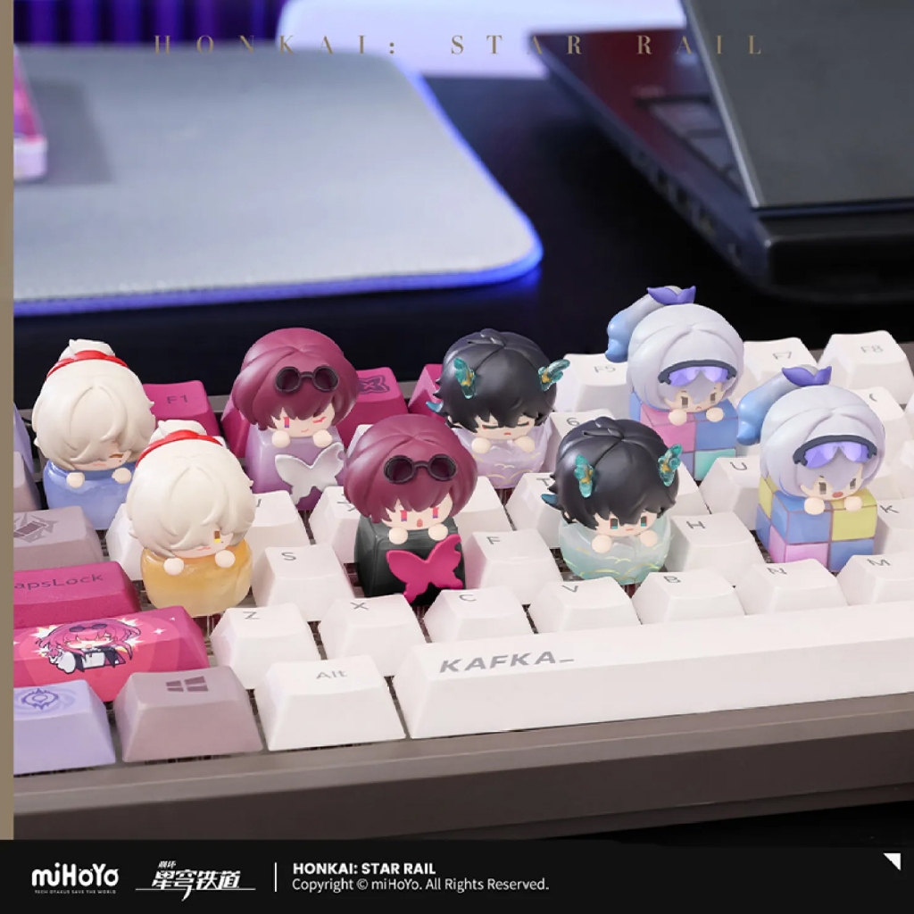 [miHoYo/Honkai: Star Rail] < Fingertip Keycap First Press Kafka Silver Wolf Dan heng ดื่ม Moon Miha 