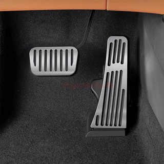 เหมาะสำหรับ 2024-2025 BYD Sealion 7 EV เบรคเหยียบคันเร่งอลูมิเนียมเท้าเหยียบ Anti-SLIP สวมใส่เหยียบอุปกรณ์ตกแต่งภายในรถยนต์