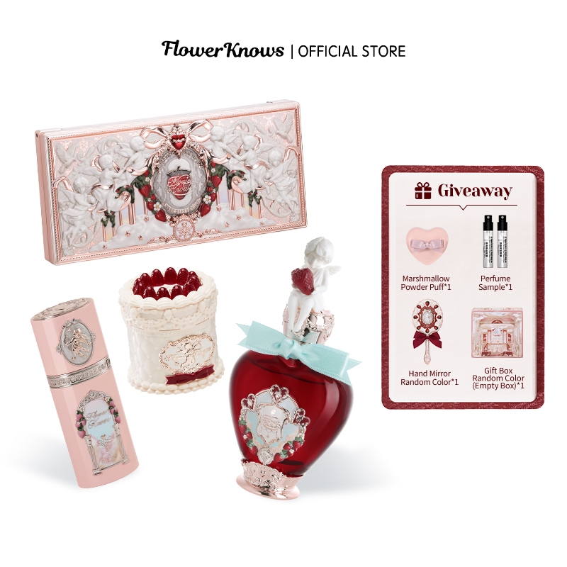 Flower Knows Strawberry Cupid Collection Perfume & Makeup Gift Set