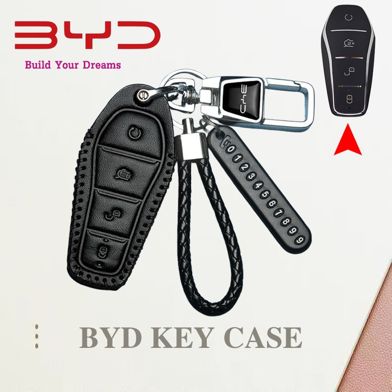Byd Dolphin กุญแจรถ BYD selit 7 ฝาครอบกุญแจ BYD Remote Key สําหรับ BYD Atto 3 /Dolphin/sea/sealion 7