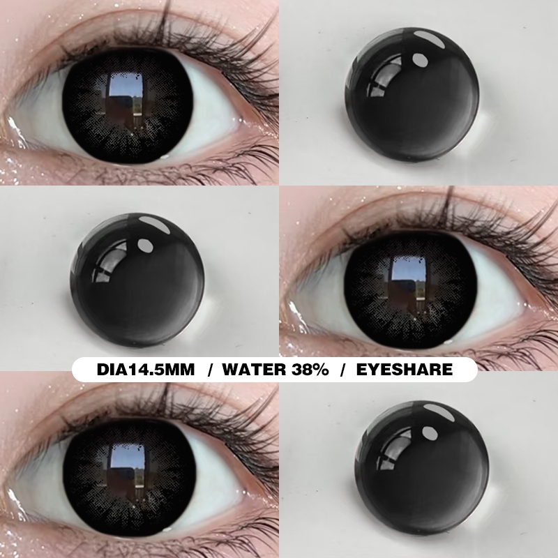 Eyeshare Beautyeye คอนแทคเลนส์ สีดำ คอลแทคเลนส์ค่าสายตา 0.0~-6.00 คอนแทคเลนส์ตาโต ส่งไวจากไทย