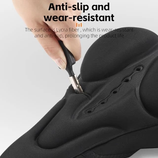 【พร้อมส่งจากกรุงเทพ】WEST BIKING จักรยานอานปกที่นั่งเบาะปกซิลิโคนยืดหยุ่นสูงระบายอากาศนุ่มที่นั่งเบาะปกถนนจักรยานเสือภูเขาที่นั่งเบาะขี่จักรยานอุปก