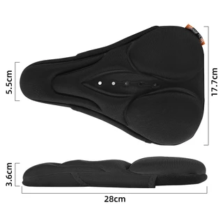 【พร้อมส่งจากกรุงเทพ】WEST BIKING จักรยานอานปกที่นั่งเบาะปกซิลิโคนยืดหยุ่นสูงระบายอากาศนุ่มที่นั่งเบาะปกถนนจักรยานเสือภูเขาที่นั่งเบาะขี่จักรยานอุปก
