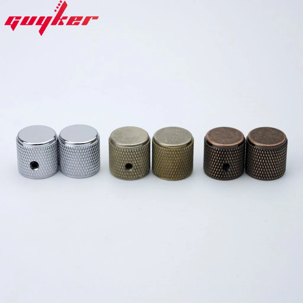 Guyker Copper Dome Speed Tone Volume Switch Knob Replacement สําหรับกีตาร์ไฟฟ้าหรือเบสที่มีความแม่นย