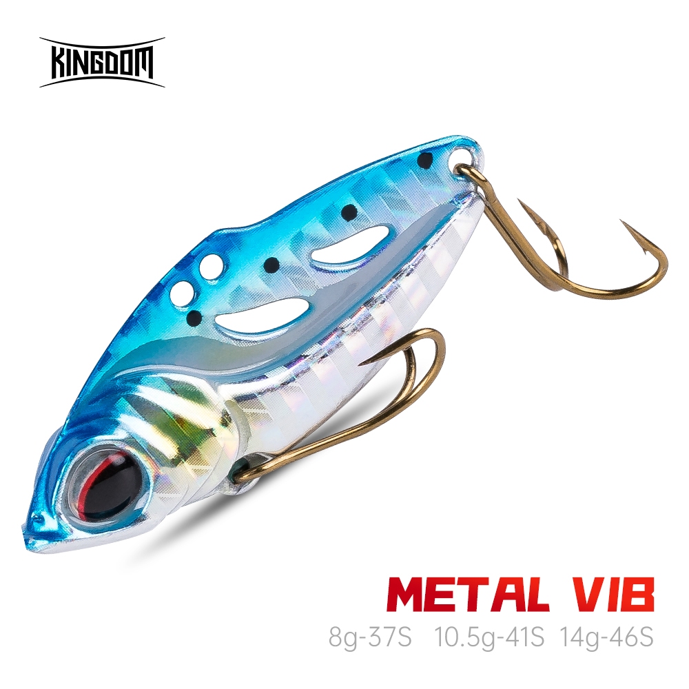 ช้อนเหยื่อเลเซอร์ Kingdom Sinking แบบ.Double Hook Fishing Lure สำหรับการตกปลาบัส