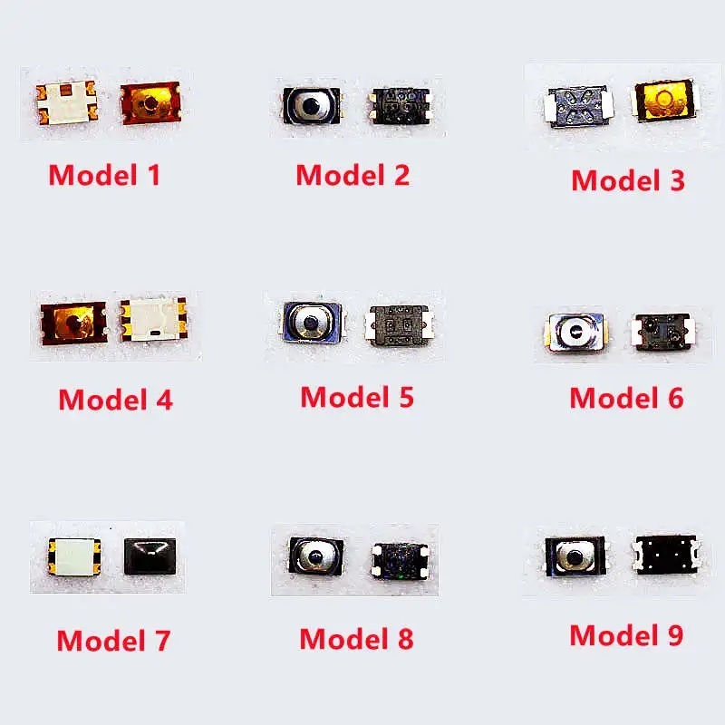 10 ชิ้น/ล็อตสวิทช์ปุ่มกดสัมผัส Tact Micro Switch SMD บนปุ่มด้านในสําหรับ Android Huawei Mi OPPO อุปกรณ์เสริมมือถืออะไหล่ทดแทน