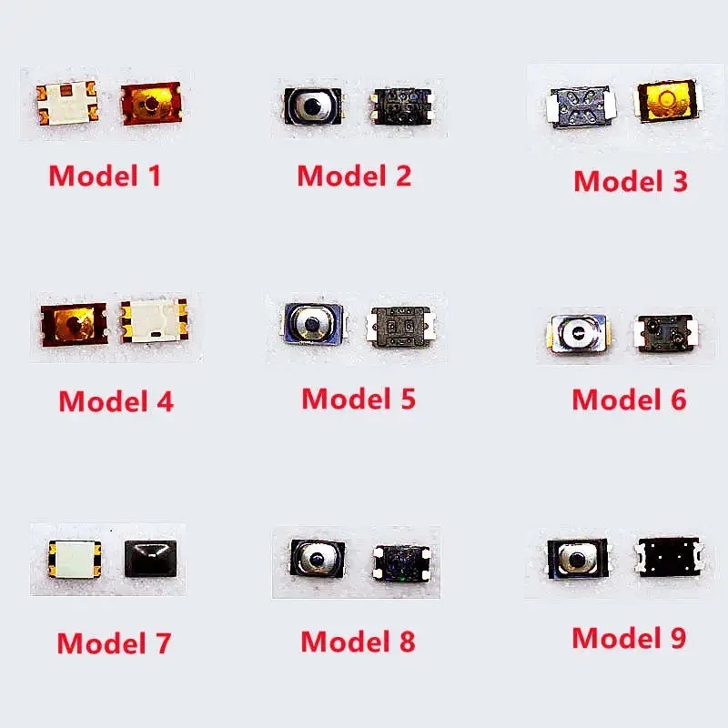 10 ชิ้น/ล็อตสวิทช์ปุ่มกดสัมผัส Tact Micro Switch SMD บนปุ่มด้านในสําหรับ Android Huawei Mi OPPO อุปกรณ์เสริมมือถืออะไหล่ทดแทน