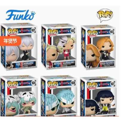 Funko POP Bleach Doll Figure Rangiku Ichimaru Ginnelu Grimmjow Ape Kaki Hiyori