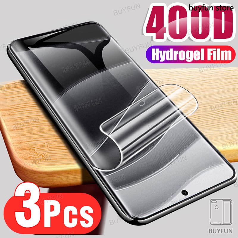 3 ชิ้นฟิล์มไฮโดรเจลป้องกันหน้าจอสําหรับXiaomi Redmiหมายเหตุ 14 pro Plus Note14 pro + 4G 5G global/Chinaความปลอดภัยฟิล์ม
