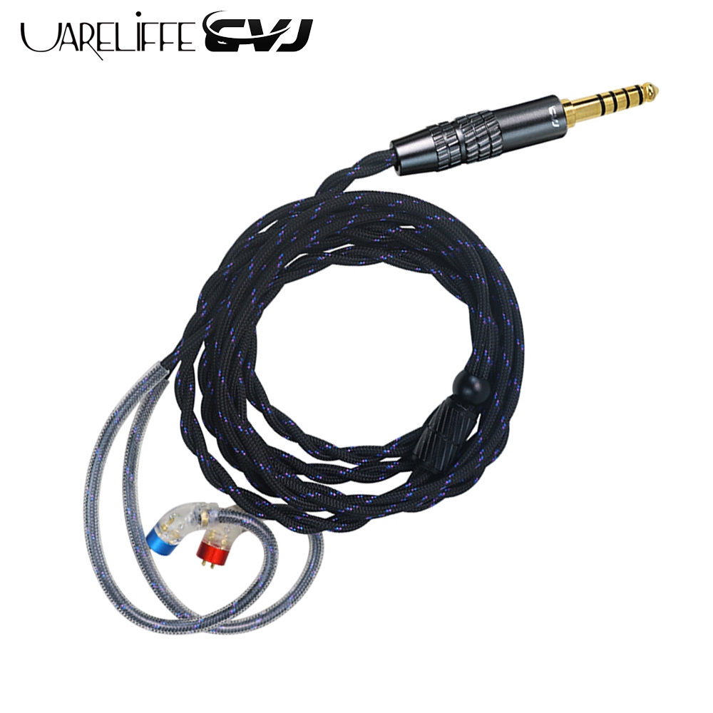 Uareliffe CVJ LS200-S หูฟังเอียร์บัดสาย QDC/2Pin S Connector HiFi Audio Wire หูฟังอัพเกรดสําหรับ CRA