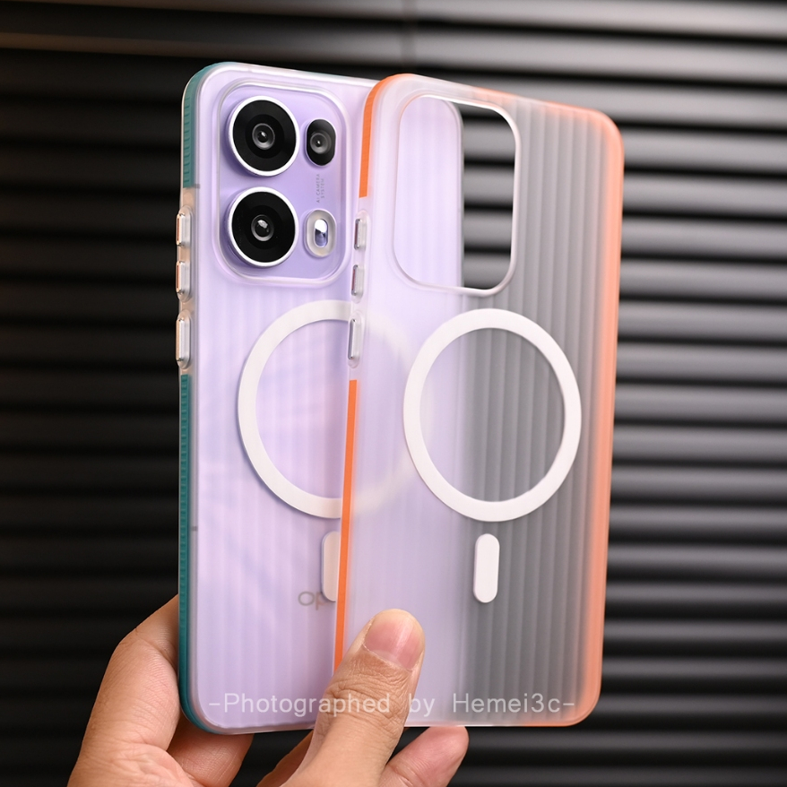 สําหรับ OPPO Reno 13 Pro 5G ปลอกไม่มีสีเหลืองพลาสติกแข็งโปร่งแสงเคสโทรศัพท์กันลื่นฝาครอบ