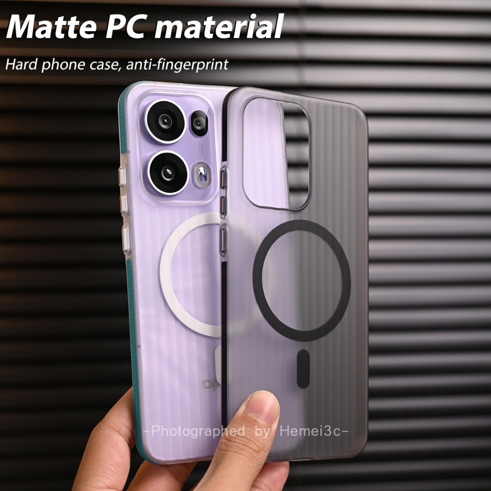 สําหรับ OPPO Reno 13 Pro 5G ปลอกไม่มีสีเหลืองพลาสติกแข็งโปร่งแสงเคสโทรศัพท์กันลื่นฝาครอบ