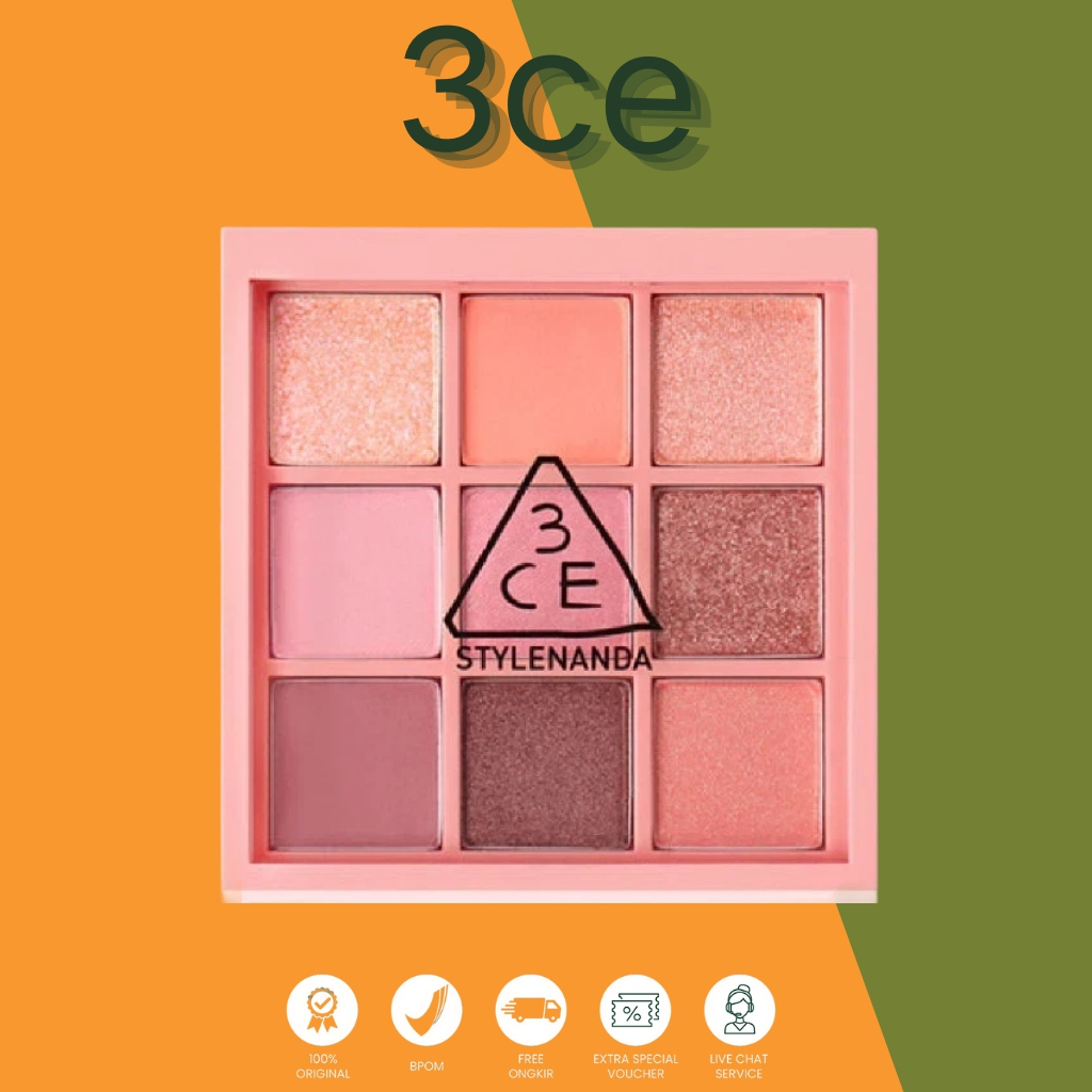 3CE MULTI EYE COLOR PALETTE New Take Eyeshadow Palette(BEACH MUSE)