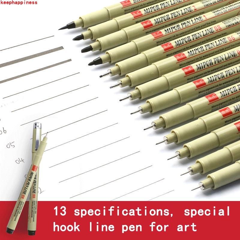 【มาถึงภายใน 5 วัน】3-12ชิ้น/กล่อง ปากกาหมึกสี กันน้ํา สําหรับวาดภาพสถาปัตยกรรม