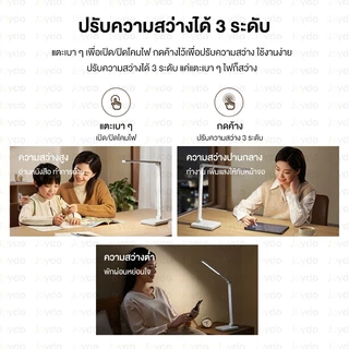 Xiaomi Mijia Desk Lamp 2 Lite โคมไฟตั้งโต๊ะ โคมไฟอ่านหนังสือ ถนอมสายตา ปรับได้3 ระดับ